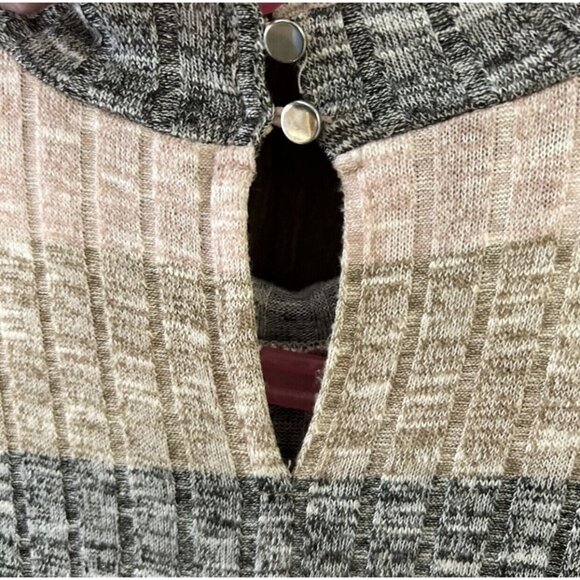 Art Class Pastel Stripes Rib Knit Girls Dress Size L (10/12) - Picture 6 of 7